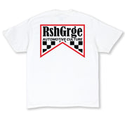 T-Shirt White/Red Basic