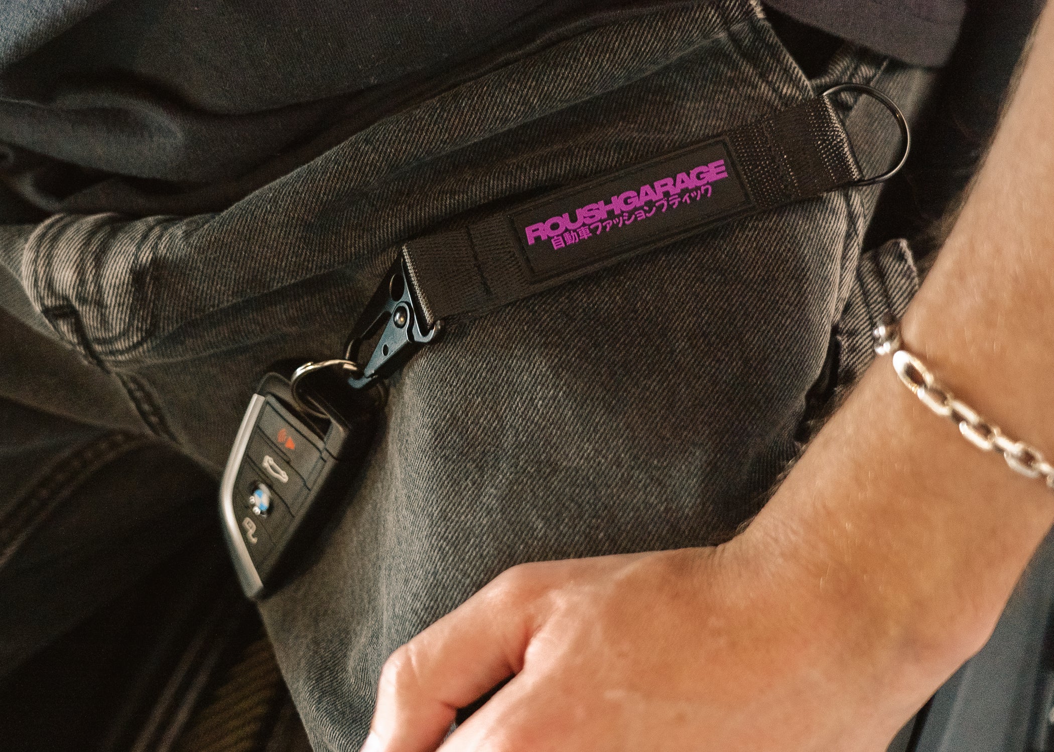 Key chain Purple/Black Basic