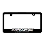 License plate frame white or silver