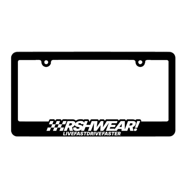 LICENSE PLATE FRAME LIVE FAST DRIVE FASTER