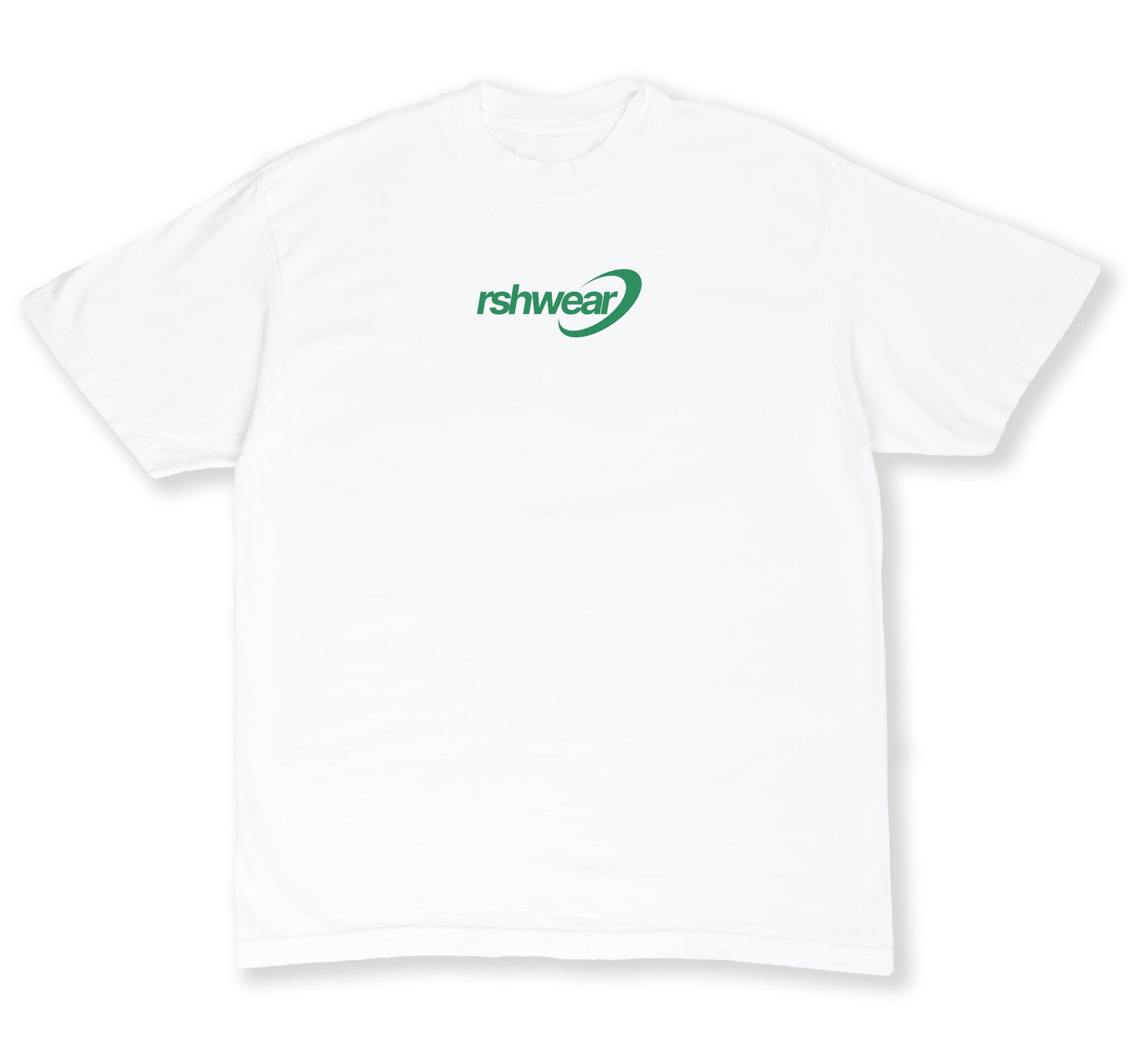 T-Shirt White/Green WithSpeed